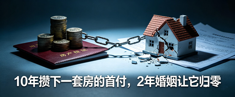 10年攒下一套房的首付，2年婚姻让它归零
