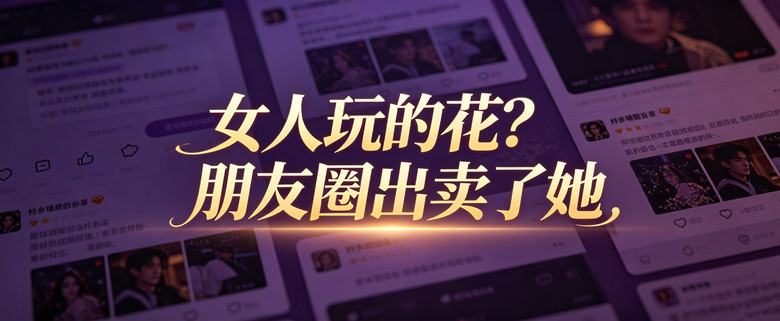 女人玩的花？朋友圈出卖了她