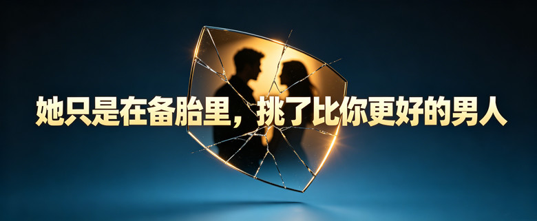 她只是在备胎里，挑了比你更好的男人