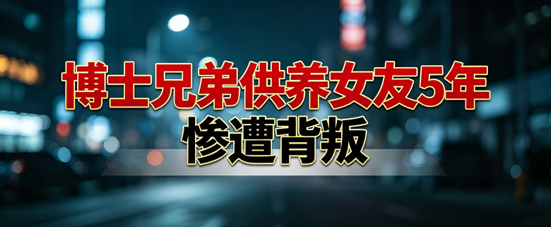 博士兄弟供养女友5年，惨遭背叛