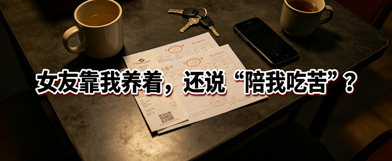 女友靠我养着，还说“陪我吃苦”？