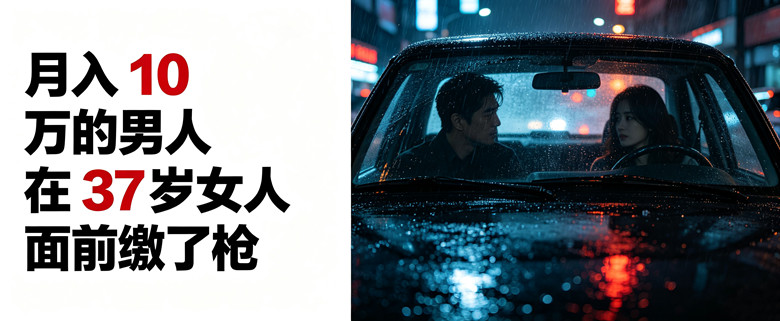 月入10万的男人，在37岁女人面前缴了枪